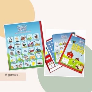 Kids Educational Bingo game for building language skills